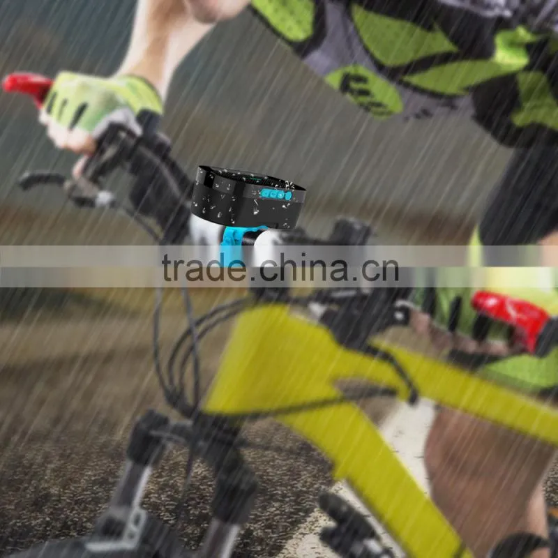 2015 NEW Waterproof V4.1 Portable Mountain Bike Bluetooth Speaker Stereo with MIC and Bike Mount