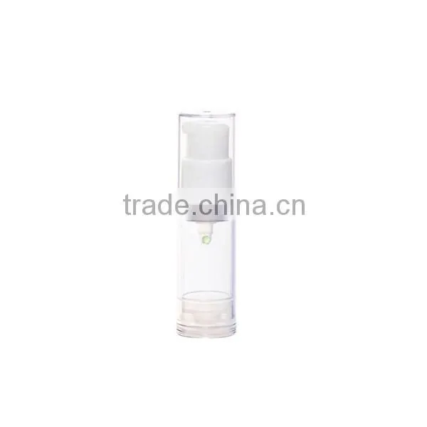 Plastic 20ML airless cosmetic bottle for Cream