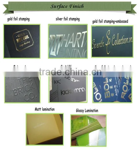 a4 customized company paper folding manual file folder