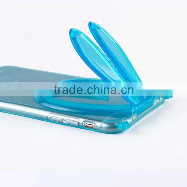 Top sale rabbit ear silicone mobile phone case