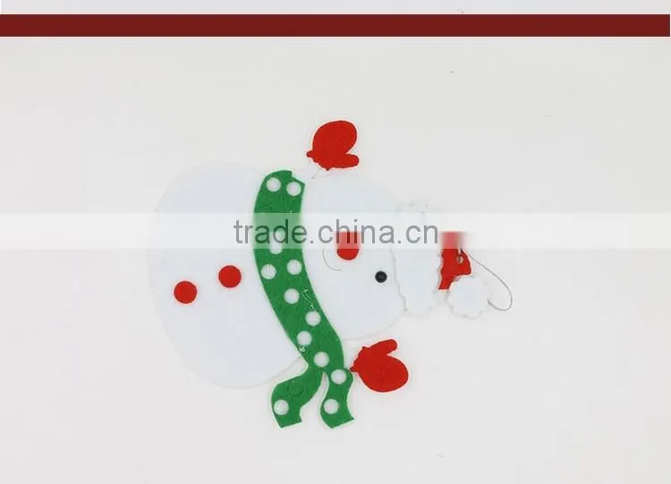 Felt Fabric Snowman Design Christmas Tree Decoration Natal Adornos Navidad