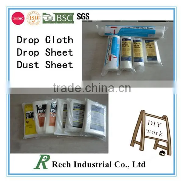 All sizes with low price white drop cloth