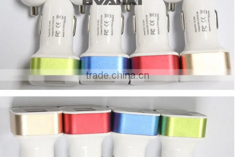 new products 2016 qc2.0 car charger, usb car charger for charging mobile phone/tablet/MP3 devices china supplier free sample