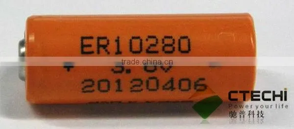 ER10280 450mah 3.6v lithium Thionyl chloride battery