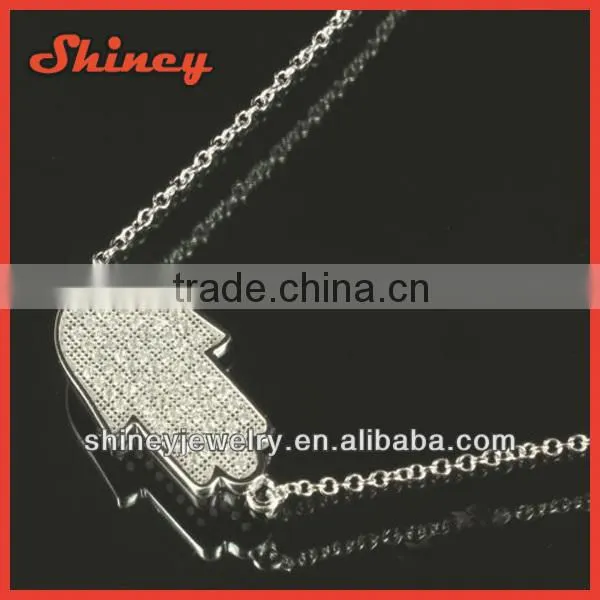 2014 yiwu china factory customize hip hop brass micro pave cz cross pendant