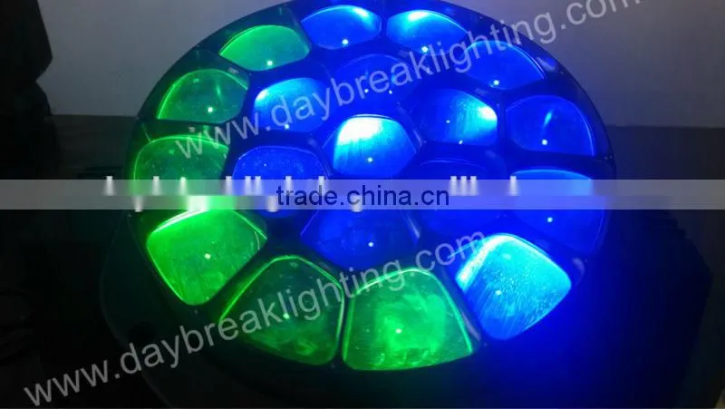 stage led wash moving head zoom function beam effect WASH BEAM ZOOM R G B W Color mixing DMX512 powercon in / powercon out