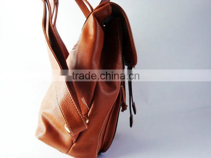 PU Leather Backpack And Fashionable Leather Bags For Girls