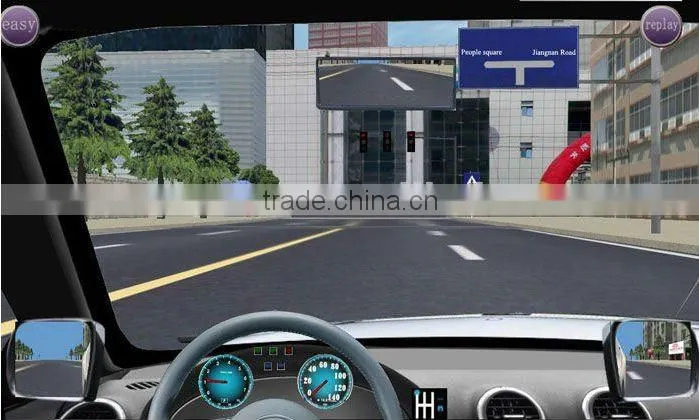 left hand and right hand car driving simulator