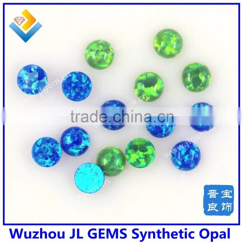 Synthetic round cabochon fire opal for sale whit fire white op17 fancy and beautiful