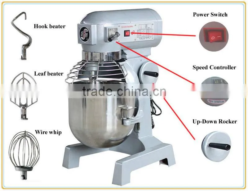 Over 14 year experience 3-Speed planetary mixer bakery equipment
