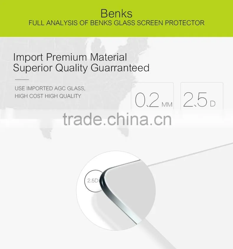 Benks Magic KR+ 0.2mm 9H Anti-Scratch ExplosionProof Crystal Temperedglass Screen Protector For Sony Xperia Z5