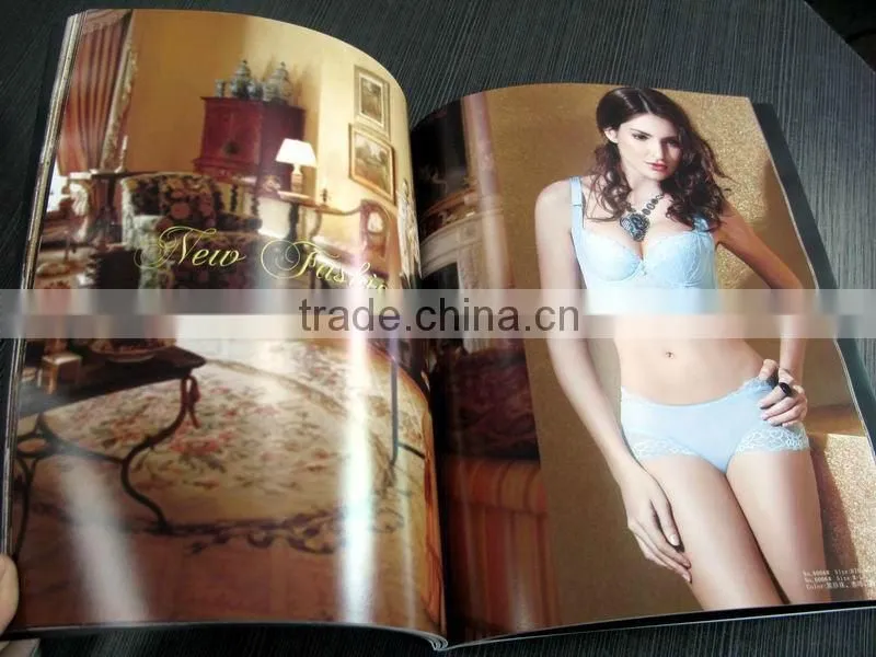 Customized hardcpver magazine printing