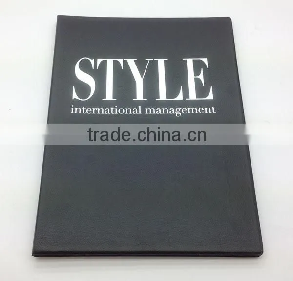 2015 hot new high quality leather menu cover for restaurants