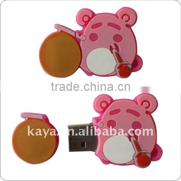 Eco-friendly double sided usb rubber cover
