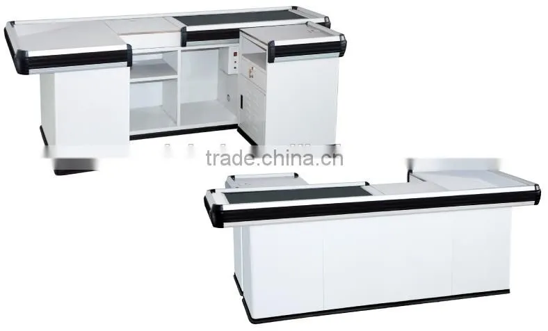 2015 Supermarket Checkout Counter with conveyor belt