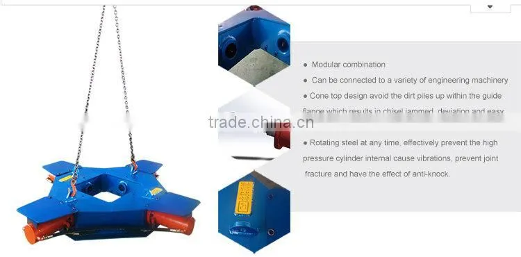 Concrete Pile Cutting Machine Pile Cutter pile breaker for square foundation piles