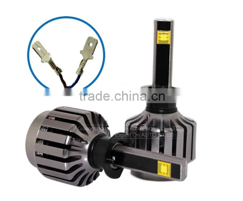 h1 Novel Item car led headlight bulb h1 separated driver car led head bulb h1 guangzhou car led head light