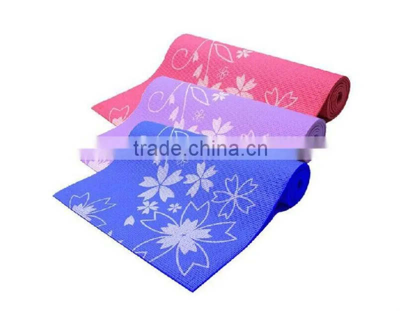 high density customized photo PVC yoga mat