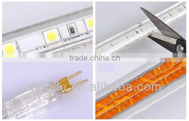 60smd per meter white 220v 5050 led strip
