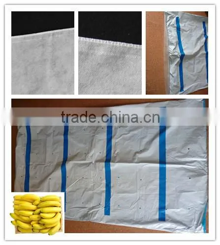 Silver printed banana bunch cover bag