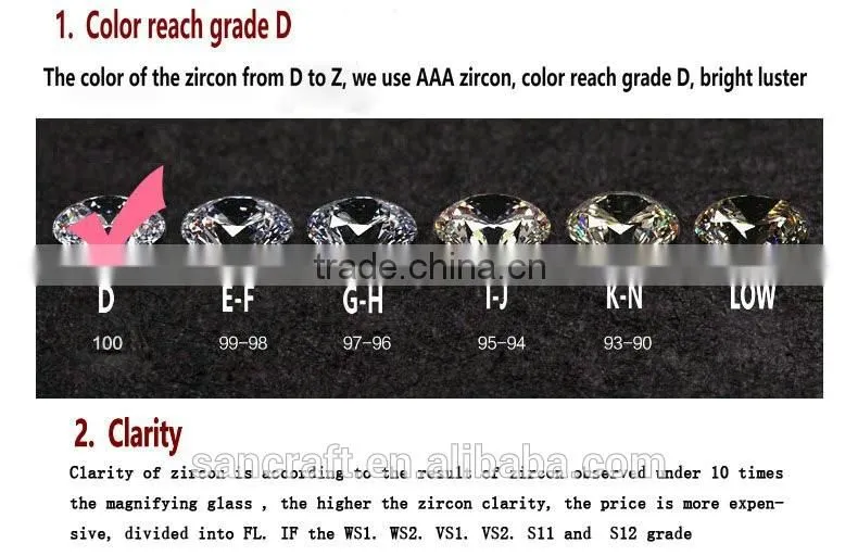 925 sterling silver american diamond necklace sets
