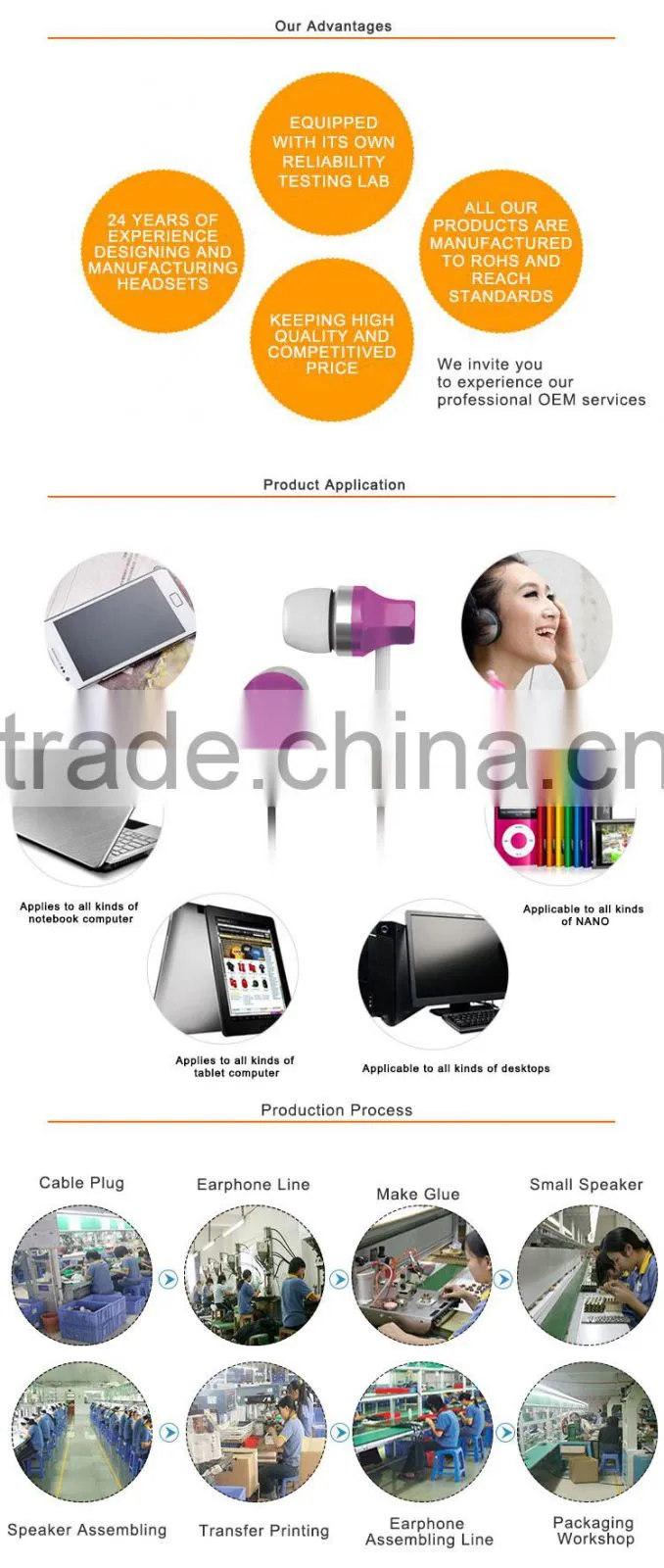 Metal In Ear High Definition Stereo Earphone Earbud