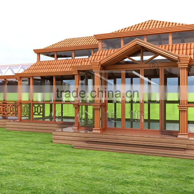 Aluminum alloy novel design intelligent control sun room/greenhouse