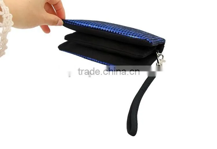Fabric with light pearl gold blocking purse bag evening bag clutch bag with handle