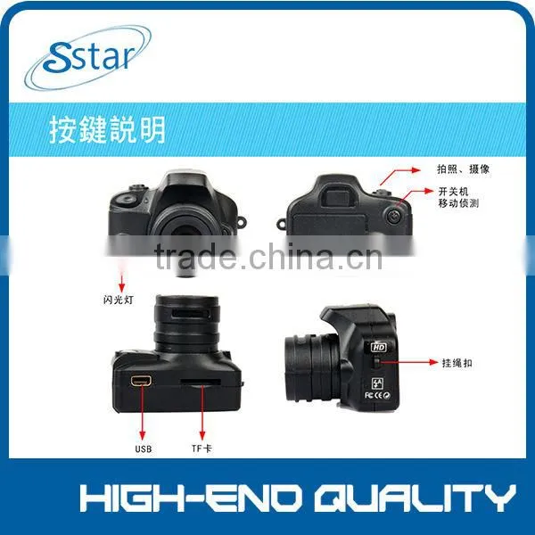 Low illumination mini hidden camera (night vision camera)