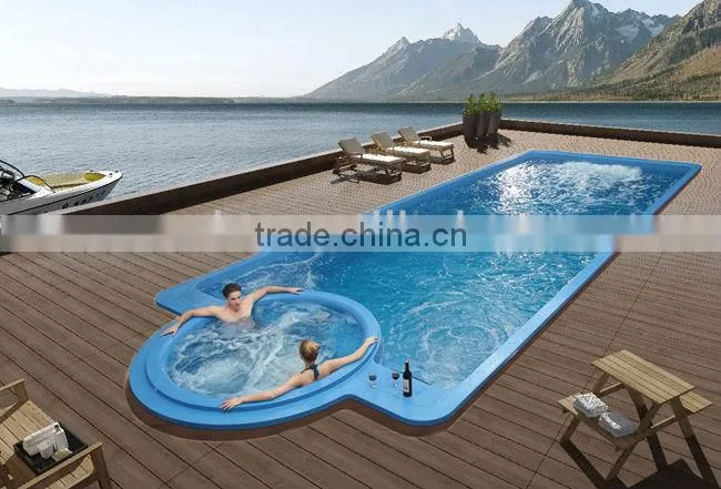 12 meters long swimming pool;Liquid Acrylic Swimming Spa;swimming pool for hotel,cottage and passenger liner use