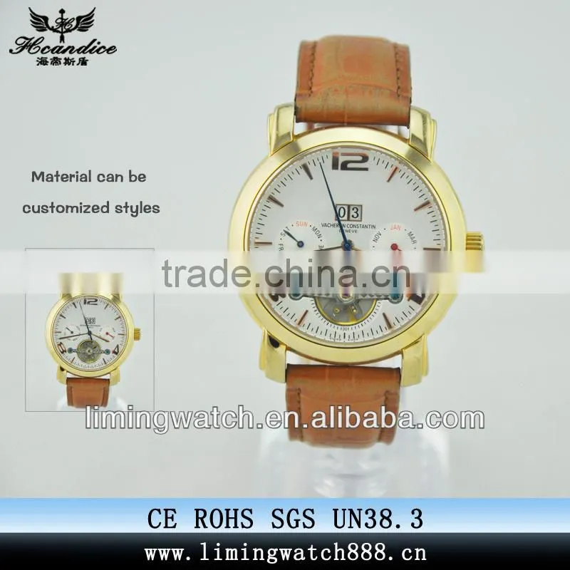 Stainless steel Automatic mechanical watches men