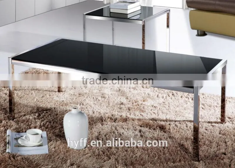 tempered glass coffee table,metal legs for coffee table,with coffee table DJ125