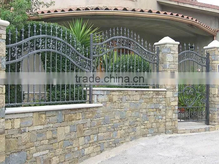 Top-selling hand-forged patio wrought wrought iron fence parts