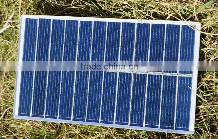 Tempered glass laminated PV solar panel for outdoor power supply