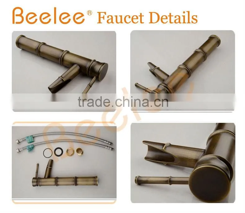 Bathroom wash-hand single handle oil bronze faucet