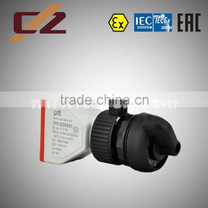2016 hottest ATEX IECEX 2-pole Explosion-proof switch