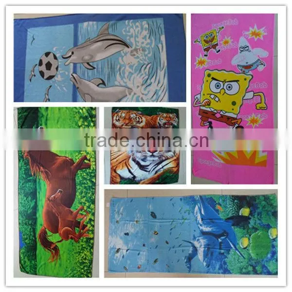 vivid design microfiber printed beach towel