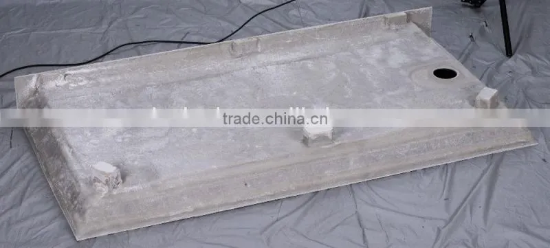 cupc 3 side aclove tile flange shower base,full sizes of shower base,tray