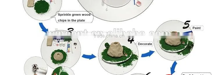 Ceramic Material Science Lesson Educational Toy DIY Volcano