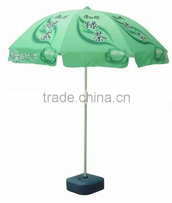 wooden color coated aluminum Garden Umbrella, decorative garden umbrellas, outdoor sun garden umbrella
