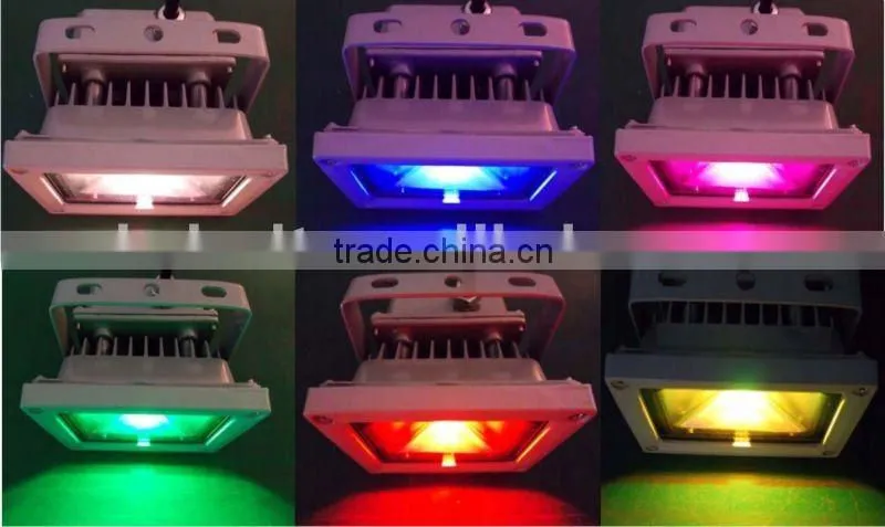 Remote Control 50W RGB LED Flood Light for IP65 Outdoor Useing