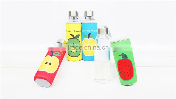 OEM private lable BPA Free Tritan Water Bottle double wall glass coffee cup