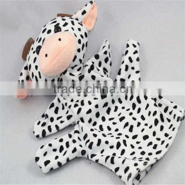 Cute Animal Plush Hand Puppet Gloves Animal Head Hand Puppet