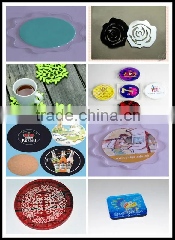fashion ABS LED coaster with flash