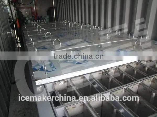 Industrial containrized block ice machinery alibaba in spanish