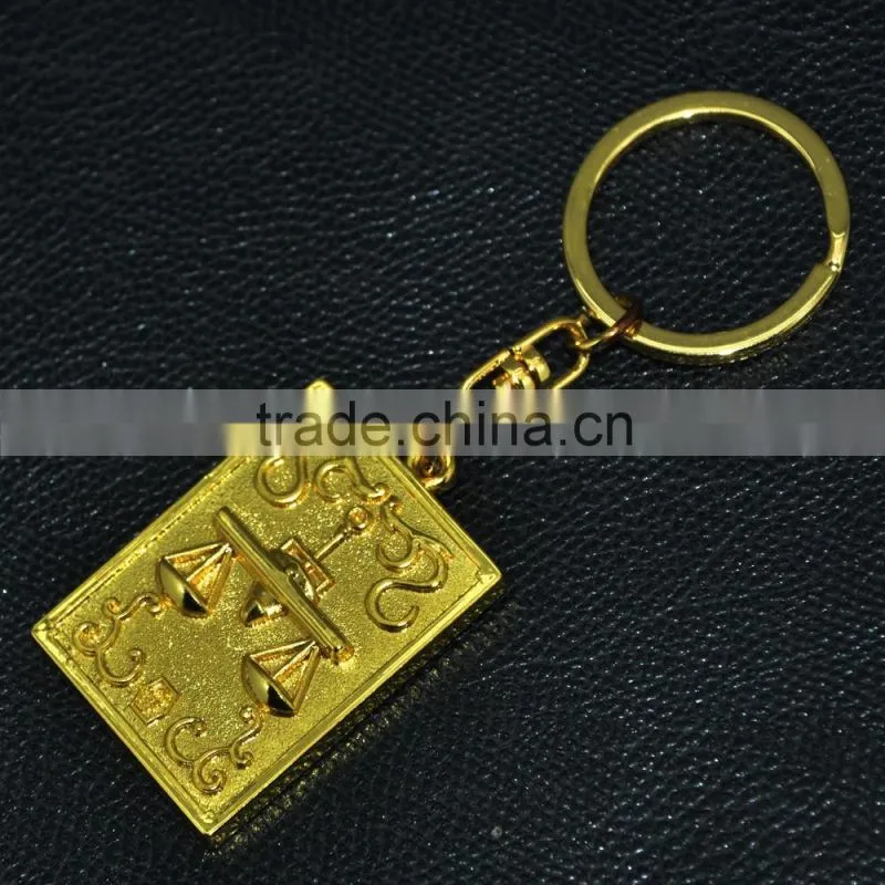 TOP quality gold keychain ring supplies