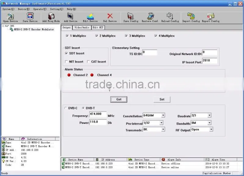 SC-4201 MPEG-2 Modulator/DVB-T MPEG-2 Modulator/MPEG-2 Encoder Modulator