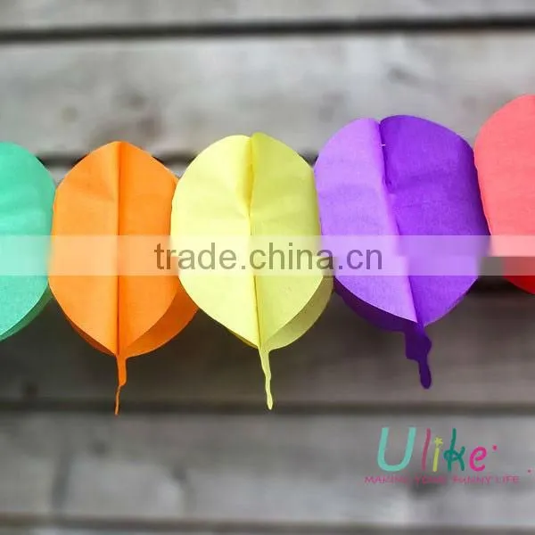birthday garland honeycomb paper garland