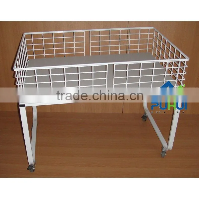 latest design floor metal mobile promotion table from china manufacturer