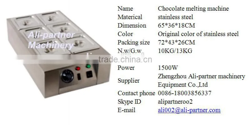 Electric chocolate melter / chocolate melting machine